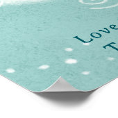 Retro whimsisical Sonne hier kommt der Sohn Baby D Poster (Ecke)