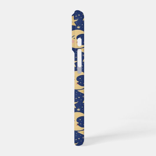 Retro Whimsy Goth Celestial iPhone 16 Fall Hülle (Linke Seite)