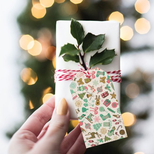 Retro Whimsy Ornaments Weihnachten Geschenkanhänger