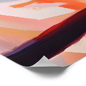 Retro Whippet Poster, Whippet Oil Painting Poster (Ecke)