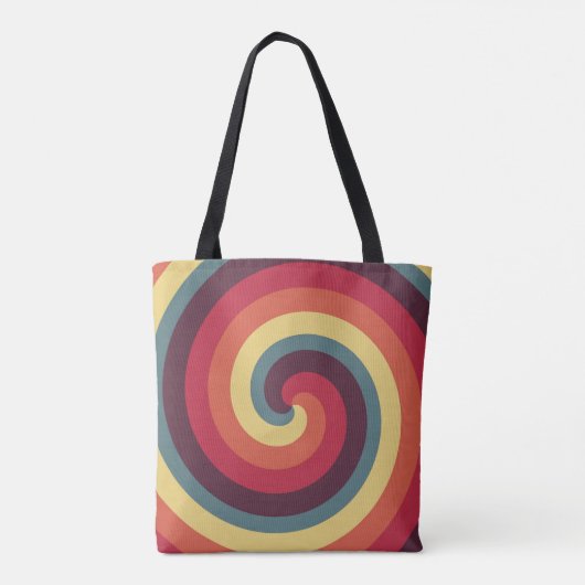 Retro Whirl Tasche (Rückseite)