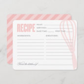 Retro Whisk | Rezept Card (Vorne/Hinten)