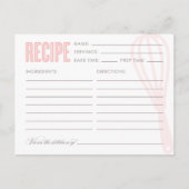 RETRO WHISK | Rezeptkarten Postkarte (Vorderseite)