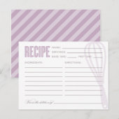 RETRO WHISK | Rezeptkarten Postkarte (Vorne/Hinten)