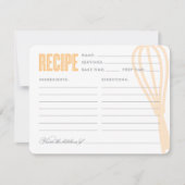 Retro Whisky in Peach | Rezept Card (Vorderseite)