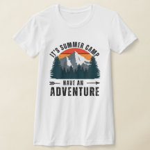 Retro White Pink Gray Mountain Adventure schlank