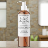 Retro White Waterproof Cosmetics Flasche Etikett