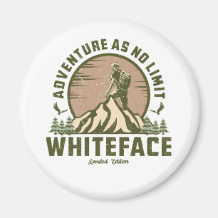 Retro Whiteface Mountain Wanderung Magnet
