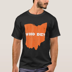 Retro Who Cincinnati Ohio Dey Vintag Football Sou T-Shirt