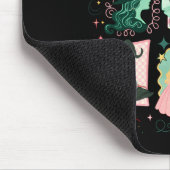 Retro Wicked Stamps Christmas Vibes Clothing Long Mousepad (Ecke)