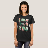 Retro Wicked Stamps Christmas Vibes Clothing  T-Shirt (Vorne ganz)