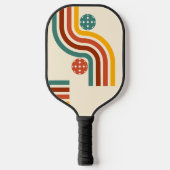 Retro-Wiederbelebung: Erleben Sie den 70er mit Gel Pickleball Schläger (Vorderseite)