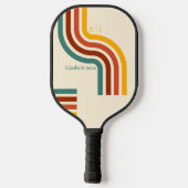 Retro-Wiederbelebung: Erleben Sie den 70er mit Gel Pickleball Schläger (Rückseite)