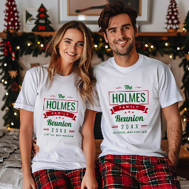 Retro-Wiedersehen-Logo für moderne Familien T-Shirt