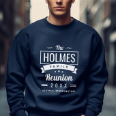 Retro-Wiedersehen-Logo für moderne Familien T-Shirt