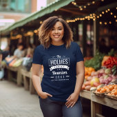 Retro-Wiedersehen-Logo für moderne Familien T-Shirt