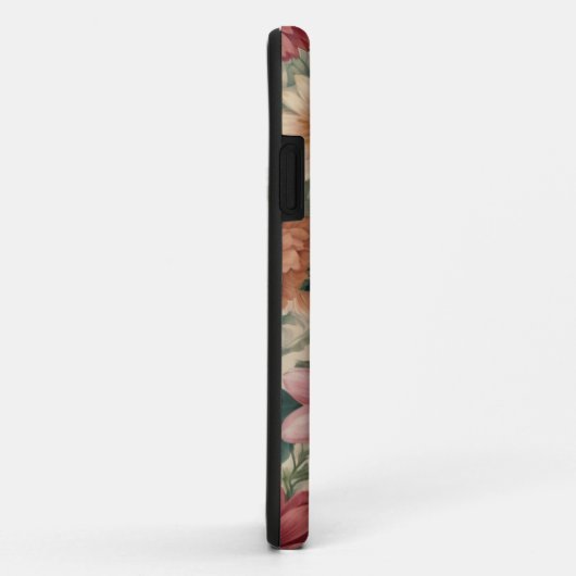 RETRO WILD BLUME PATTERN Case-Mate iPhone HÜLLE (Hinten/Rechts)