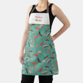 Retro Wild Mushrooms Niedlich Whimsical Botanical Schürze (InSitu)