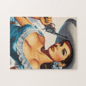 Retro-Wild-West-Pin-up Puzzle (Horizontal)