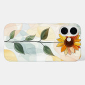 Retro Wildblume Stalk Case-Mate iPhone Hülle (Rückseite (Horizontal))