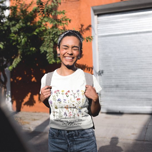 Retro-Wildblumen T-Shirt