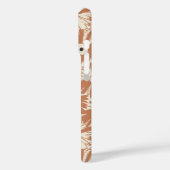 Retro Wildflower Large Scale Floral Terracotta Case-Mate iPhone Hülle (Rückseite / Links)