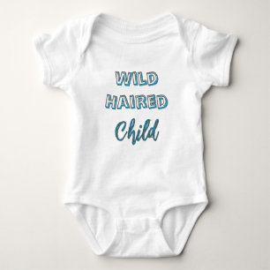 Retro Wildhaar-Kind T-Shirt Baby Strampler