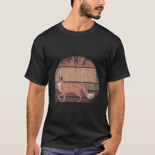 Retro Wildlife Forest Animal Fox T-Shirt