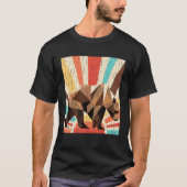 Retro Wildlife Forest Animal Nature Grizzly Bär T-Shirt (Vorderseite)