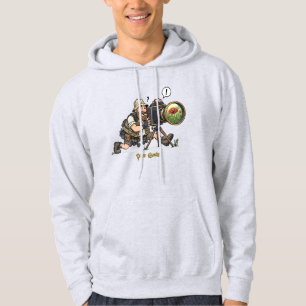 Retro-Wildlife-Fotograf-Illustration Hoodie