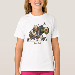 Retro-Wildlife-Fotograf-Illustration T-Shirt