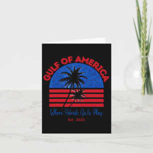 Retro Willkommen in Amerikas Golf Trump Mexiko Ame Karte