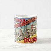 Retro Wilmington Delaware Mug Kaffeetasse (Mittel)