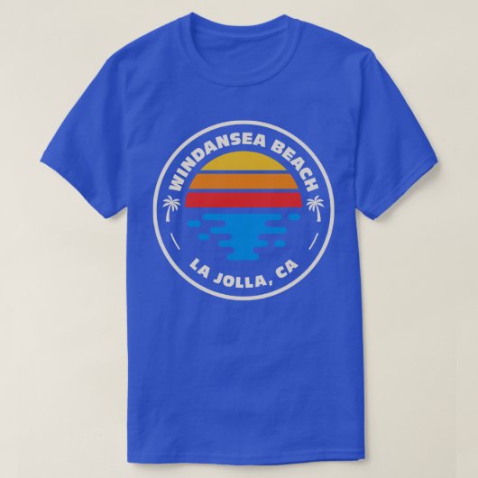 Retro Windansea Beach La Jolla Vintag T-Shirt (Design vorne)