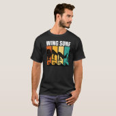 Retro Wing Surf Wing Foil T-Shirt (Vorne ganz)