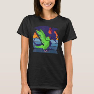 Retro Winged Dragon I schreien Green Indian Ringn T-Shirt