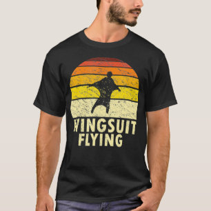 Retro Wingsuit-Fliegen  Wingsuiting Gleiter Fallsc T-Shirt