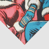 Retro Winter Comic Seidenpapier (Ausschnitt)