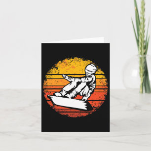 Retro Winter Sport Snowboarder Snowboarder Snowbo Karte