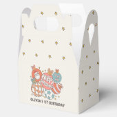 Retro Winter Weihnachtsfest Geschenkschachtel (Geöffnet)