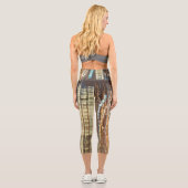 Retro-Winterleuchten Capri Leggings (Rückseite)