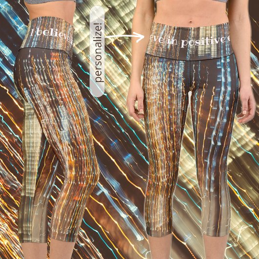 Retro-Winterleuchten Capri Leggings