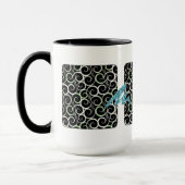 RETRO WIRBEL DESIGNER KAFFEE TASSE (Links)