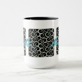 RETRO WIRBEL DESIGNER KAFFEE TASSE (Zentrum)