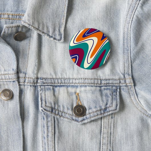 Retro-Wirbel - Klassischer 70er-Stil Button (Beispiel)