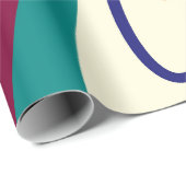 Retro-Wirbel - Klassischer 70er-Stil Geschenkpapier (Rolleneckpunkt)