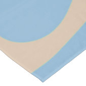 Retro-Wirbel - lila & orange Tischdecke (Schrägansicht)