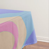 Retro-Wirbel - lila & orange Tischdecke (Beispiel)