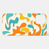 Retro-Wirbel: Vintages Blumenmuster Case-Mate iPhone Hülle (Rückseite (Horizontal))