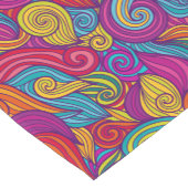 Retro-Wirbles Schmuckmuster Kurzer Tischläufer (Ecke)